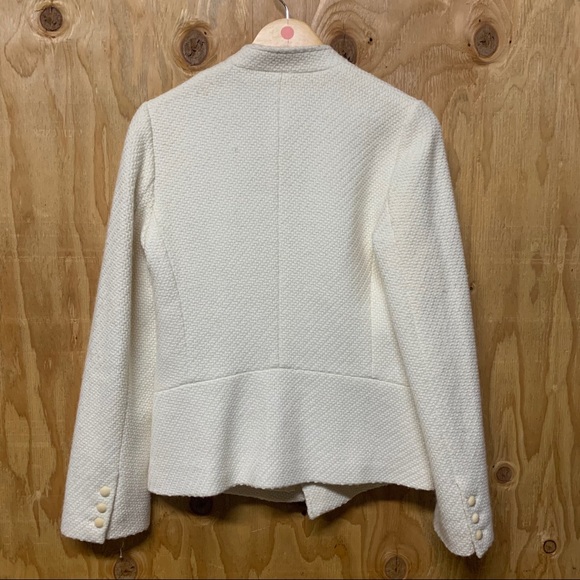 Vince Cream Woolblend Boucher Military Blazer Coat - Picture 13 of 13